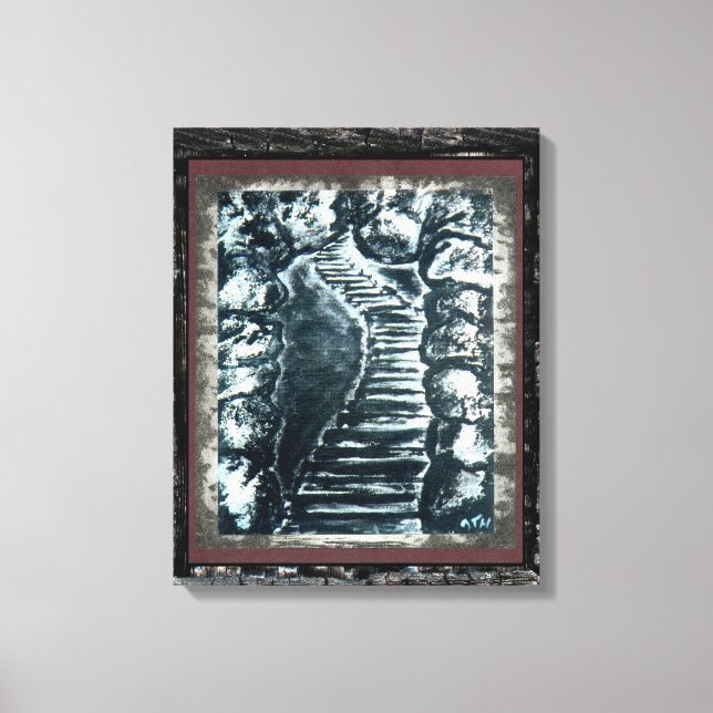 Toile Chemin de pierre (Recto)