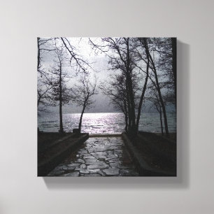 Toile Chemin vers le lac Tahoe