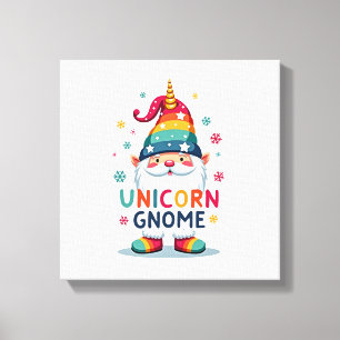 Toile Chemise de licorne Gnome famille appariement group