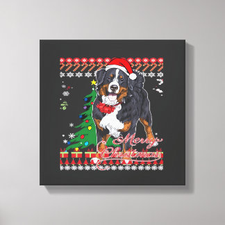 Toile Chemise de Noël laide pour chien de montagne berno