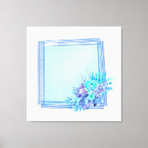 Chèques encadrés avec arrière - plan bleu clair & 