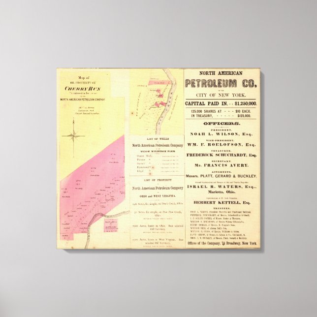 Toile Cherry Run, propriété (Recto)