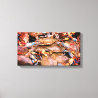 Chesapeake Bay Blue Crabes Canvas Art