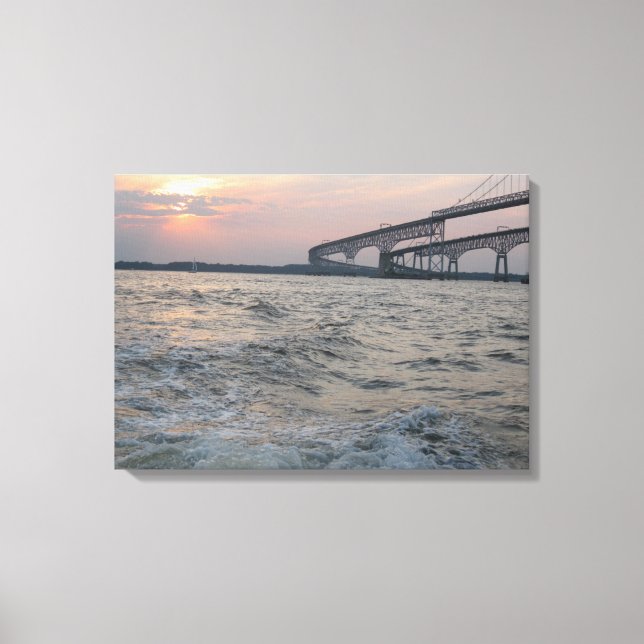 Toile Chesapeake Bay Bridge (Recto)