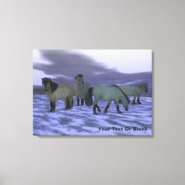 Toile Cheval de l'aube (Recto)