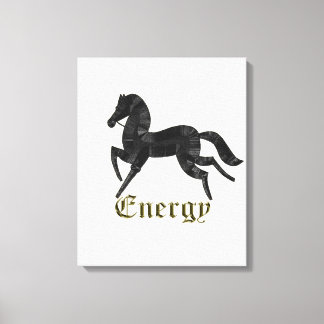 Toile Cheval de l'énergie