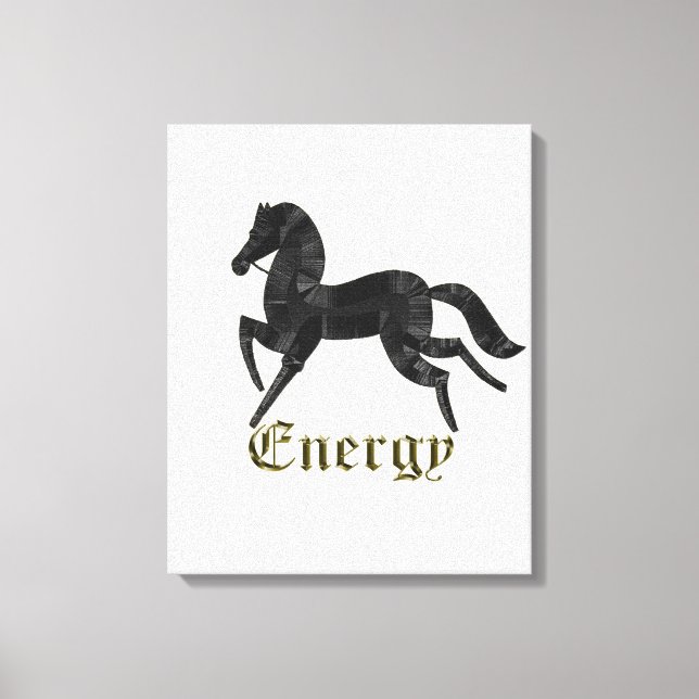 Toile Cheval de l'énergie (Recto)