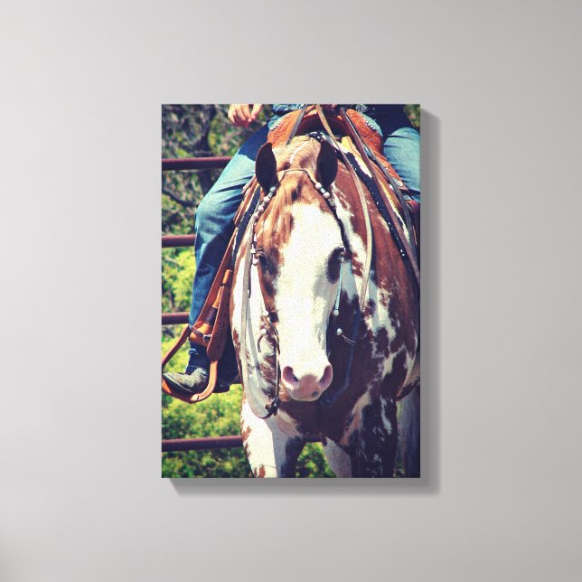 Toile Cheval de peinture de l'Ouest (Recto)