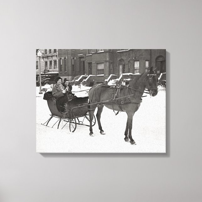Toile Cheval et Sleigh, 1935 (Recto)