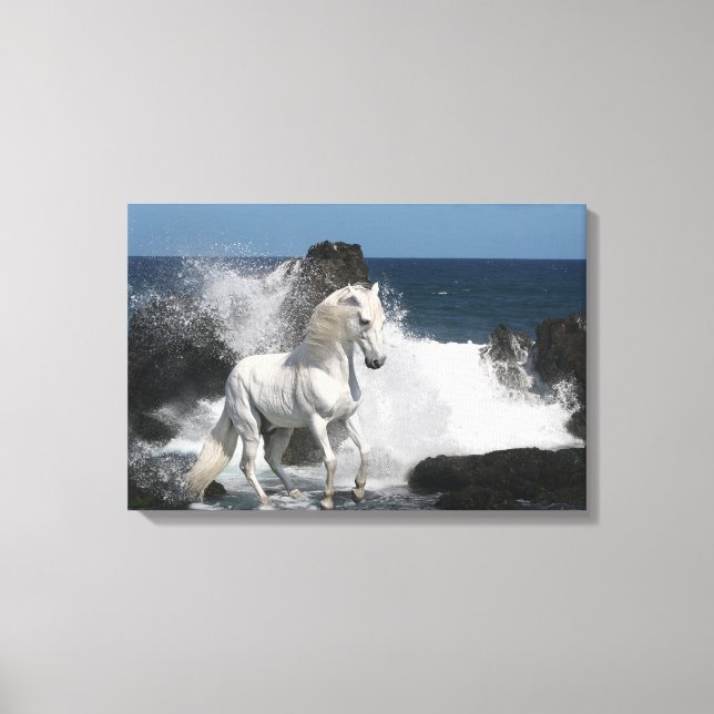 Toile Chevaux d'Imaginaire : Mer du Sud (Recto)