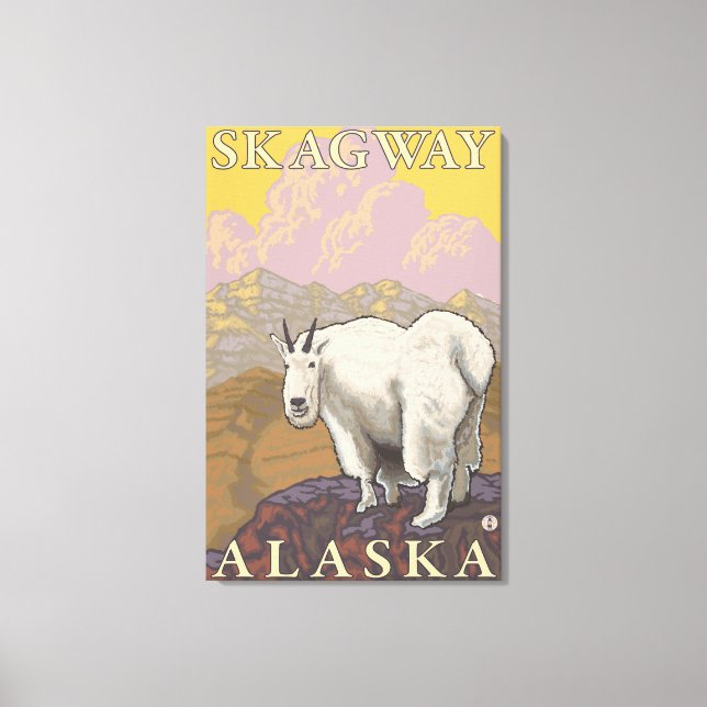 Toile Chèvre de montagne - Skagway, Alaska (Recto)