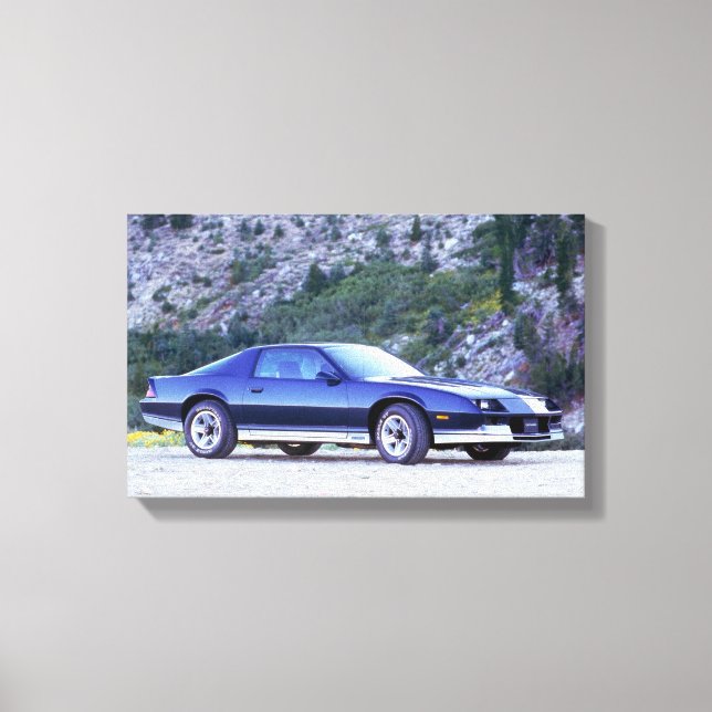 Toile Chevrolet Camaro Z28 1984 (Recto)