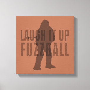 Toile Chewbacca - Rire Le Fuzzball