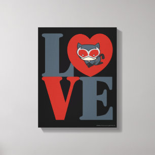Toile Chibi Catwoman LOVE