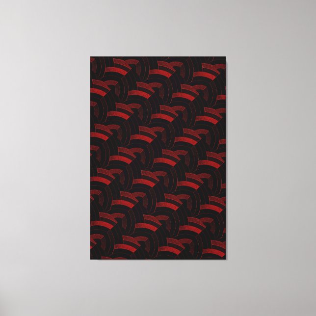 Toile chic et contemporain chevrons (Recto)