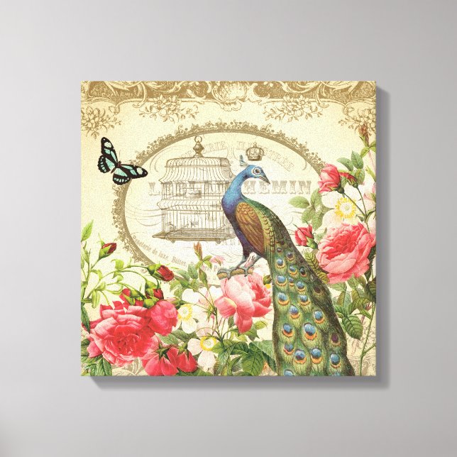Toile Chic Peacock vintage (Recto)