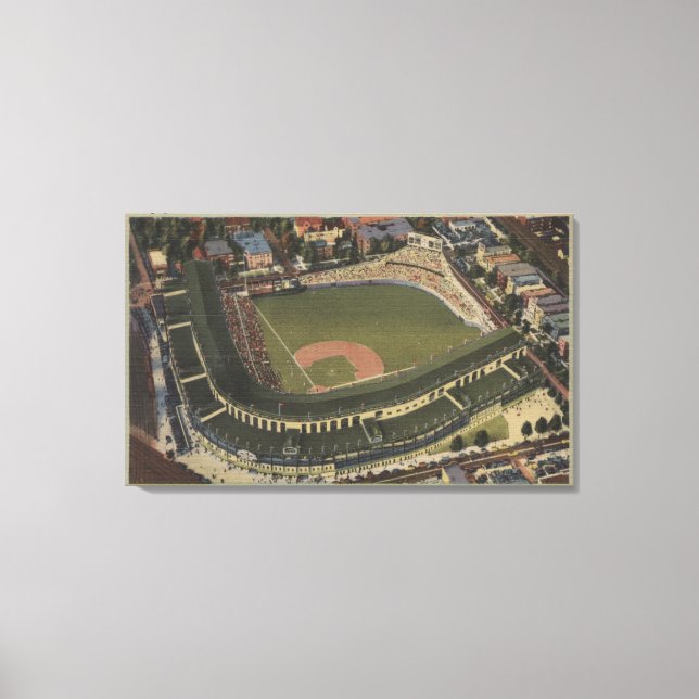 Toile Chicago, Illinois - Wrigley Field Cubs (Recto)
