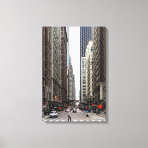 Toile Chicago Madison Street Canvas Imprimer
