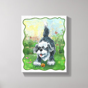 Toile Chien à mouton escarpé