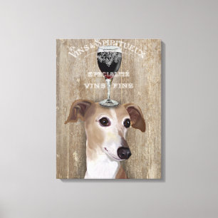 Toile Chien Au Vin Greyhound