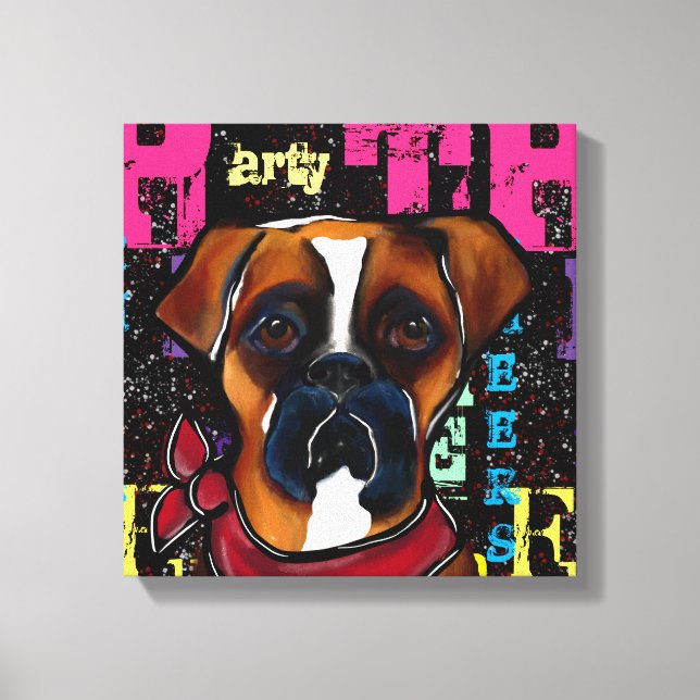 Toile Chien Boxer (Recto)