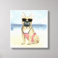 Chien chaud | Chiot En Lunettes De Soleil À La Pla