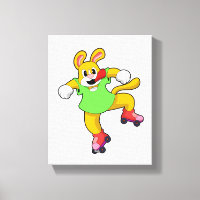 Chien comme Patineur en ligne avec Patins en ligne