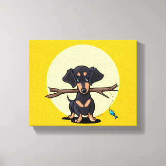 Toile Chien Dachshund Sunny