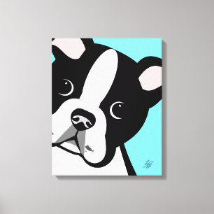 Toile Chien de Boston Terrier