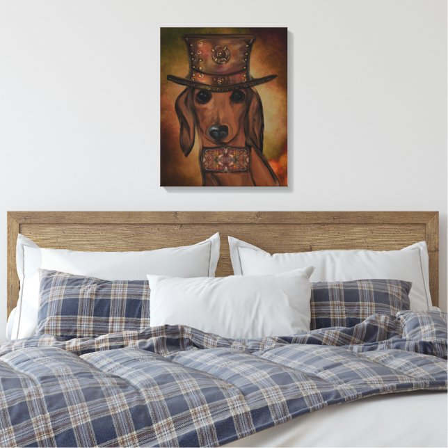 TOILE CHIEN DE CHIEN ROUGE (Insitu(Chambre))