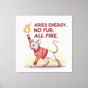 Toile Chien de l'énergie du Bélier Sphynx Sans Fourrure