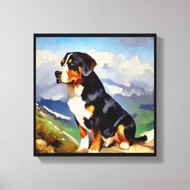 Toile Chien de montagne suisse (Recto)