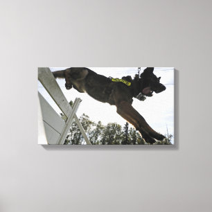 Toile Chien de police berger allemand