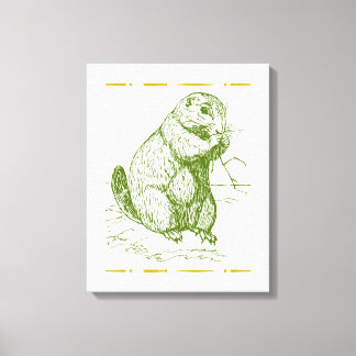 Toile Chien de prairie