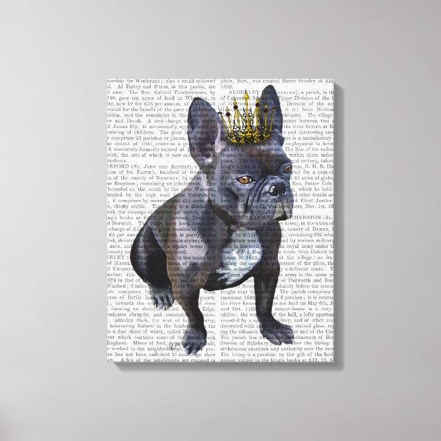 Toile Chien de taureau français (Recto)