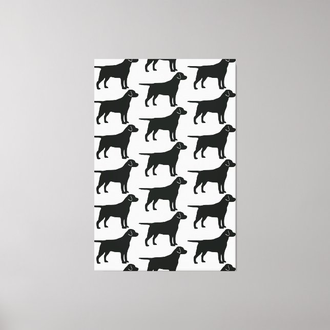 Toile Chien du Black Lab (Recto)
