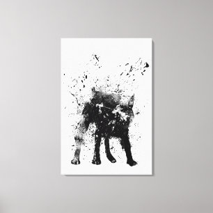 Toile chien mouillé