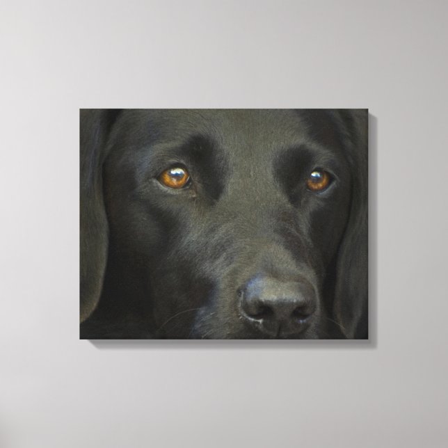 Toile Chien noir du Labrador (Recto)