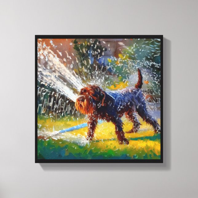 Toile Chien Pointer à poil dur allemand (Recto)