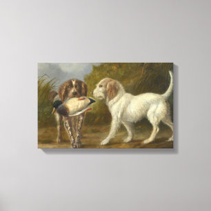 Toile Chiens de chasse (par Carlo Ademollo)
