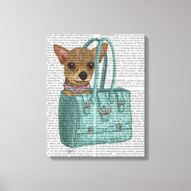 Toile Chihuahua En Sac (Recto)
