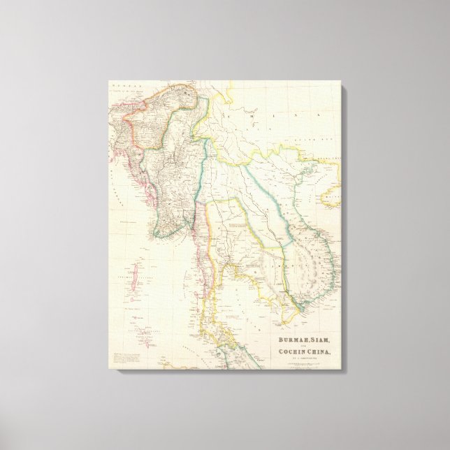 Toile Chine de Burmah, Siam et Cochin (Recto)