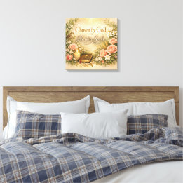 Toile Chosen by God to Nurture Souls Mothers Day Canvas