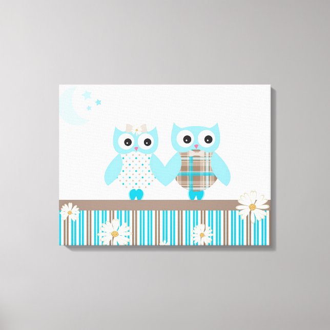 Toile Chouettes (Recto)