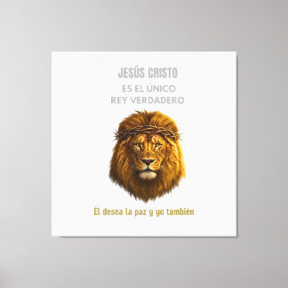 Toile chrétienne Lion de Juda - Jésus-Christ