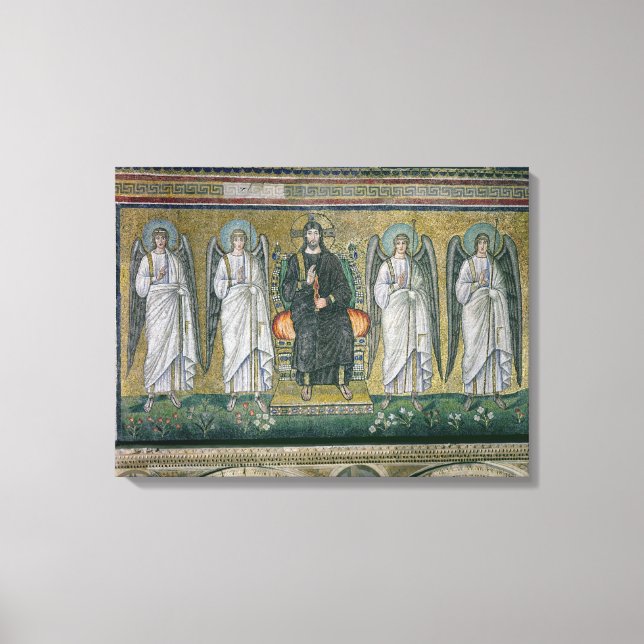 Toile Christ intronisé avec les anges (Recto)