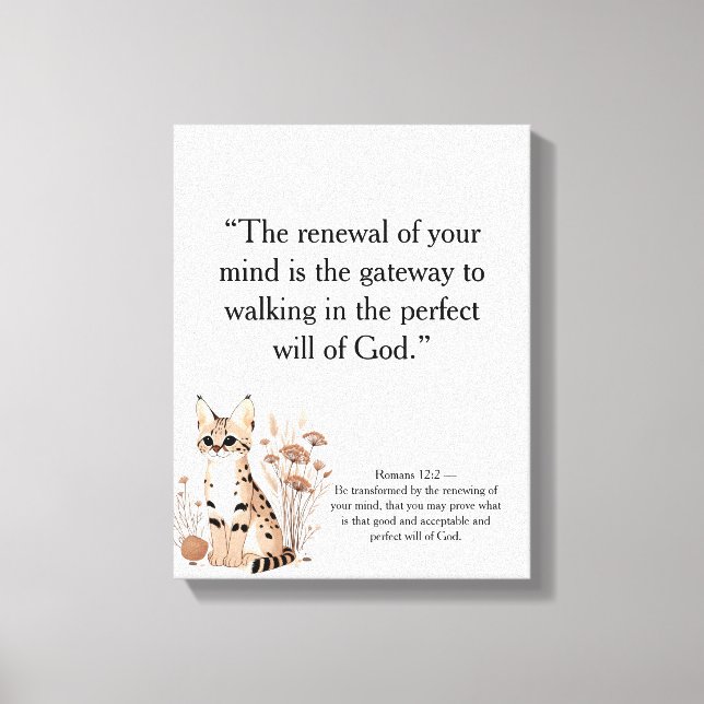 Toile Christian Motivational Wall Art (modifiable) (Recto)