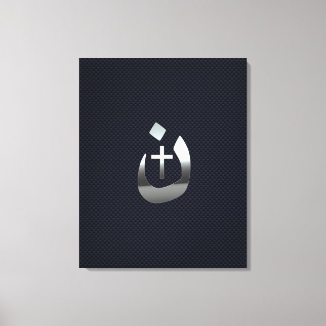 Toile Christian Nazarene Solidarité sur le carbone (Recto)