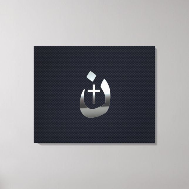 Toile Christian Nazarene Solidarité sur le carbone (Recto)