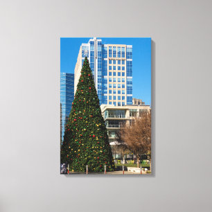 Toile Christmas Downtown Dallas